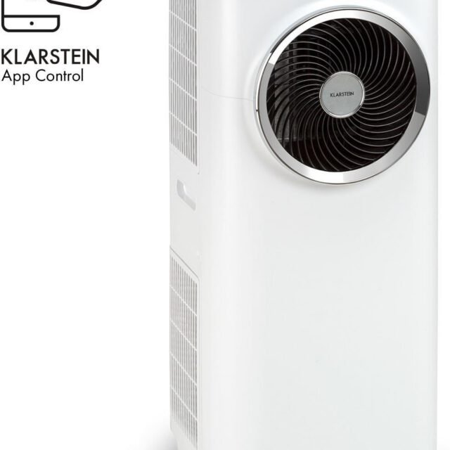 Climatiseur mobile Klarstein Kraftwerk Smart 10K Blanc — Wifi, 10000 BTU