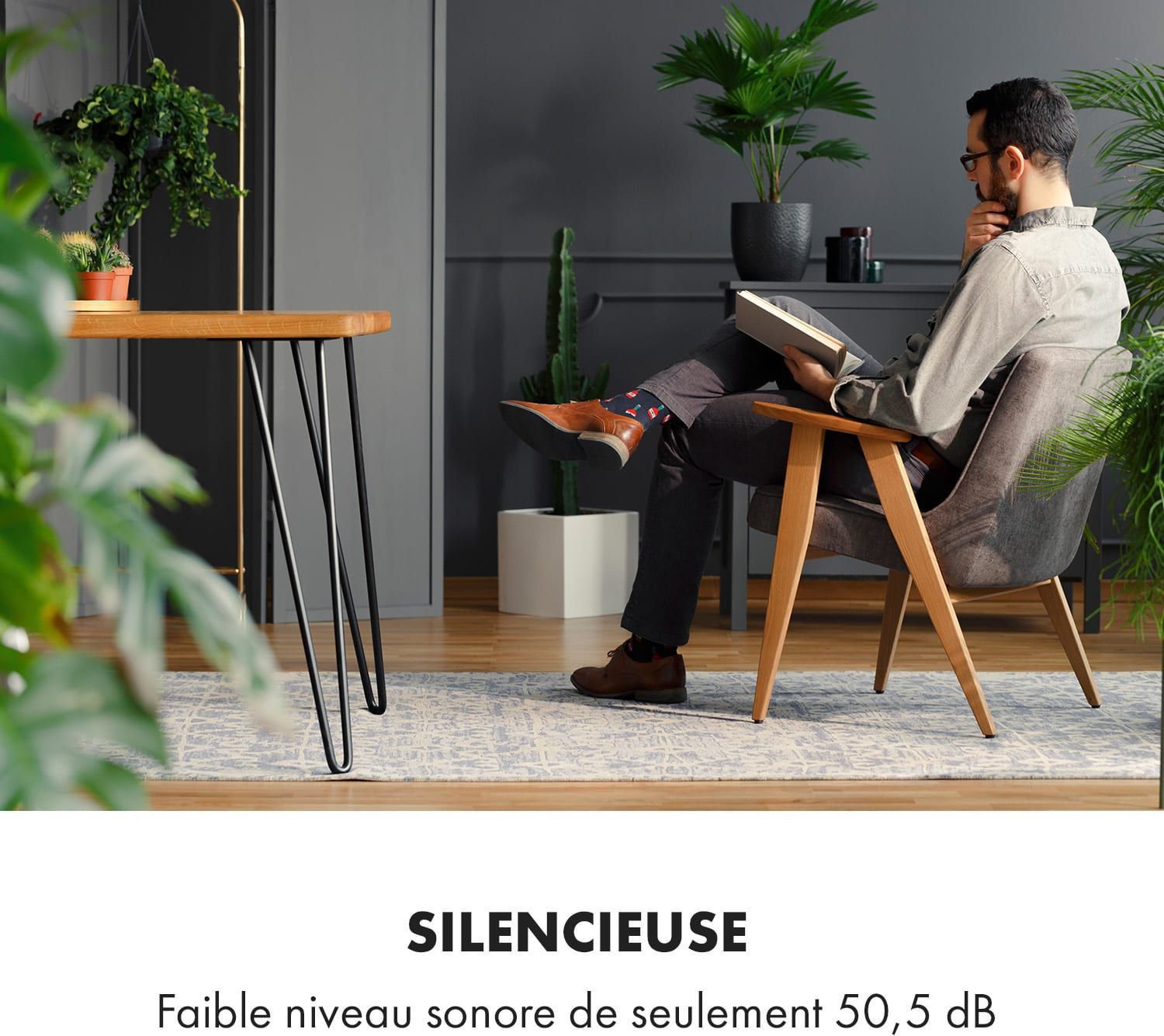 Climatiseur mobile Klarstein Kraftwerk Smart 10K Blanc — Wifi, 10000 BTU – Image 9