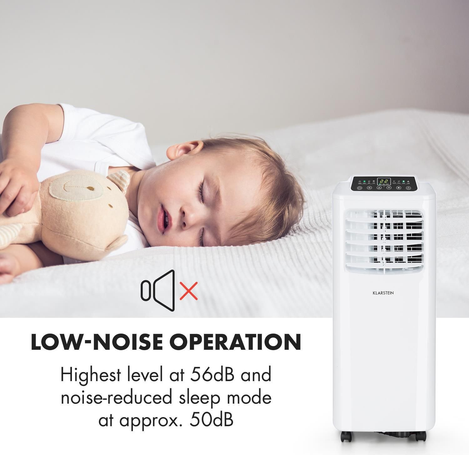 Climatiseur mobile Klarstein Pure Blizzard 7000 BTU — compact et silencieux – Image 5
