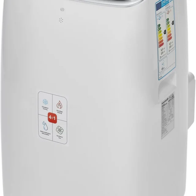 Climatiseur mobile réversible Essentielb ECMR12b — chaud/froid, 30 m²
