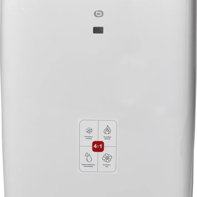 Climatiseur mobile réversible Essentielb ECMR142 — 12 500 BTU, 31 m²